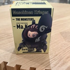 Authentic never opened Maschinen Krieger S.A.F.S Darksteel Action Figure- Flame